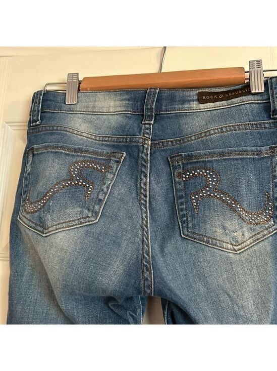 Rock & Republic Denim - Rock & Republic Banshee High Rise Bootcut Jeans Dark Wash Size 4